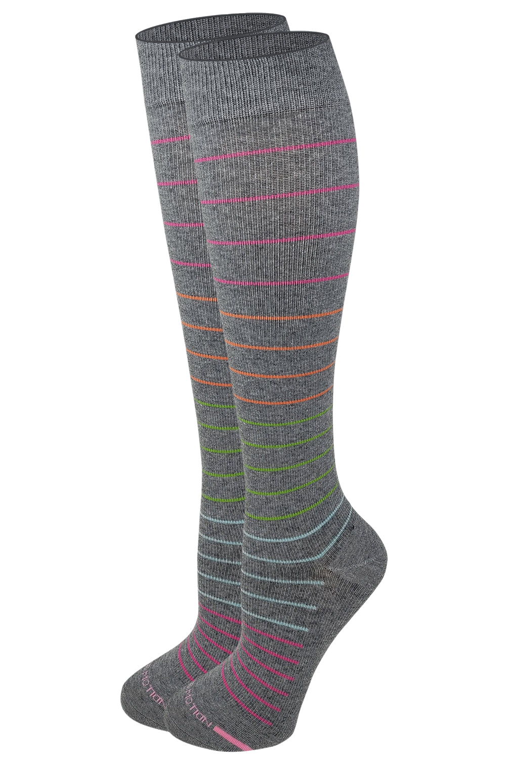 Knee High Compression Socks | Pin Stripes | Women's (1 Pair)