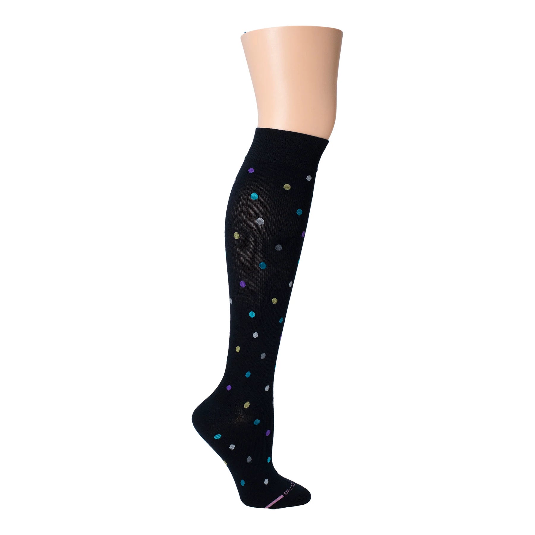 Compression Knee High Socks Women's Polka Dot (1 pair)