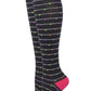 Dr. Motion Women Creative Design Compression Knee high socks