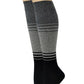 Dr. Motion Women Colorblock Design Compression Knee High Socks