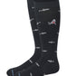Dr. Motion Black Knee High Compression Socks